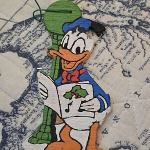 Donald Duck Wooden Ornament